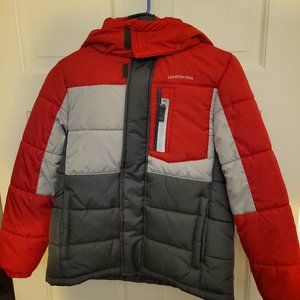 Boys London Fog Winter Coat  Size M/10-12